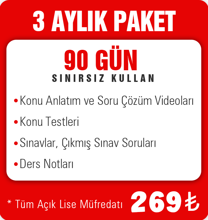 3 Aylık Online Eğitim