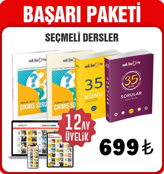 Seçmeli Dersler Başarı Paketi